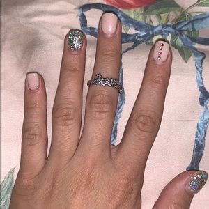 Pandora ring//size 5//love ring